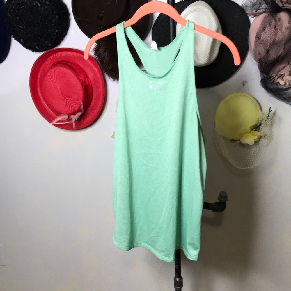 Under Armour tank mint small women’s tank Athletic wear , razor back tank